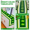 Table Cloth St Patricks Day Runner Festival Decorative Covering