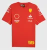 F1 Racing Polo قمصان Formula One Team T-Shirt 2024 Summer New Racing Fans في الهواء الطلق بأكمام رياضية غير رسمية قميص أعلى