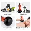 Stone Electric Gua Sha Massager Bian Guasha Tool Scraping Back Face Massage Body Warm MoxiBustion Therapy 240313