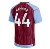 23 24 25 Soccer Jerseys Kid Kit Home 2024 2025 Aston Villas Football Shirt Training Away Fans Player Version Camisetas Mings McGinn Buendia Watkins Maillot Foot888