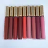 Marque Liquid Matte Lip Gloss Lip Color Transfer Proof 9 Couleurs Rouge à lèvres 6.5ml Rouge a levres 25 208 505 521 311 Cosmétiques de haute qualité