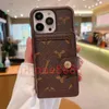 Flower Letter Phone sling Case Designer iPhone Case Suitable for Apple iPhone 15 14 Pro Max 13 12 14plus 11 X XR XS XsMax Wallet Card Seat Luxury Phone Cases