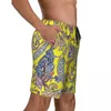 Men's Shorts Swimwear Floral Paisley Board Summer Vitang Traditional Fashion Beach Male Sports Surf Comfortable Trunks