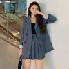 Two Piece Dress Real S 2024 Spring And Summer Tall Light Mature Temperament Suit Pleated Skirt Women Korean Style Trendy Two-piece Set