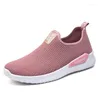 Wandelschoenen voor dames Zomer Damesmode Roze Zwart Grijs Ademende casual sneakers Zapatos Deportivos