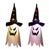 Cappelli 110pcs Halloween LED Luce lampeggiante appeso Ghost Halloween Party Vesti