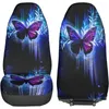 Bilstolskydd Set 2st Fantasy Butterfly Universal framsäten Fordon Enterior Protector Lämpliga passar de flesta lastbilar