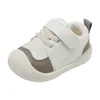 Pierwsze spacerowicze Claladoudou Baby Pierwsze wiosenne spacerowicze dla chłopców modne łatki codzienne buty dla małych dziewcząt miękka podeszwa 2024 Kids Shoe Sneakers 240315