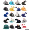 Ball Caps 2023 Mens Baseball Fitted Hats Classic Hip Hop Boston Sport Fl Bill Casquette Sports Hat Strapback Snap Back In Size Adjus Dhkop