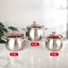 304 stainless steel Thickened soup pot design General use of gas in induction cooker for porridge and big cooking 240308