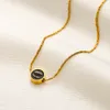 20style 18K Gold Plated Pendant Necklaces Designer Family Gift Choker Luxury Wedding Party Chain Necklace New Women's Vintage Jewelry necklace Wholesale