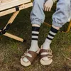 Chaussettes de femmes automne japonais Stripe HARAJUKU HEPP TEMP STYLE COREAN GIRLES