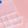 Storage Bottles Craft Organizer 1pc Transparent 15 Grid Adjustable Plastic Jewelry Boxes Beads Packaging Box