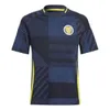 Euro 24 Skottland 150 -årsjubileum Soccer Jersey Blue Special Edition 2024 2025 Football Shirt 24 25 Uniforms Men Kids Set Uniform