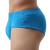 Underbyxor herrar långa boxare shorts män underkläder set mens modala trosor sexiga u konvex manlig solid man trosor homme boxershorts