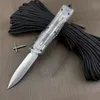 Ut Serie Klar Grun Edition Micro Ultra OTF Tech Messer D2 Stahl Drop Point Klinge Hart Acryl Griff EDC Selbstverteidigung