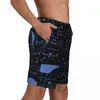 Short homme planche de formule mathématique été bleu sport Fitness plage pantalon court séchage rapide élégant grande taille troncs