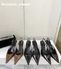 Talons de créateurs sandales célèbres designer femmes escaronnage pompes femmes pompes talons hauts sandales luxueuses talons de fête chaussures de mariage 100% réel cuir cutanée semelle