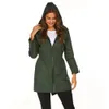 Casaco feminino capa de chuva designer roupas yoga blazer de secagem rápida impermeável capa de chuva manga longa com zíper casaco feminino trench coat