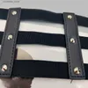 Belts Wide Y2K Elastic Corset Belt Female Tassel Stretch Cummerbunds Designer Belts For Women Goth Black Waistband Plus SizeY240315