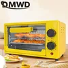 DMWD 가정용 전기 오븐 미니 12L 다기능 빵 달걀 타르트 베이킹 머신 지능형 타이밍 토스터 아침 식사 230308