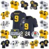 Maillot de football personnalisé du Michigan, Donovan Edwards, Blake Corum, J.J.McCarthy Darrius Clemons Roman Wilson Alex Orji Mike Sainristil Charles Woodson Tom Brady Howard