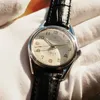 Armbandsur herrklockor mekanisk handvind 36mm vintage design reloj hombre drop