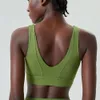 Lu Align Lemon Fiess Impact Mujeres Yoga Sujetador alto Color sólido Media cremallera Ropa interior deportiva Mantecoso Suave Gimnasio Crop Top Ropa deportiva transpirable nosotros