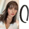 Fishbone trançado headbands cabelo sintético trançado argola de cabelo para mulheres meninas estilo de cabelo peruca fishbone torção faixa de cabelo acessórios de cabelo