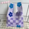 2024 Women's New cloud knitted vest hand bag shoulder bag