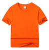 Summer Kids Cotton T-shirt andningsbara barn Solid färg Kort ärm Polo-skjortor Baby Casual Custom Brodered Logo Polo Shirt