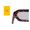Sonnenbrille Retro Doppelbrücken Damenmode Luxus Designer Sonnenbrille Herren Schattierungen Großer Rahmen Leopard Braun Farbverlauf Brillen