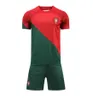 23-24-25 Portugal New National Team Kits Set for Children and Adults DIY