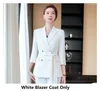 Calças femininas de duas peças est 2024 primavera outono formal pantsuits para mulheres negócios trabalho wear feminino escritório blazers calças profissionais