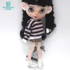 Clothes for doll three piece fashion sweater set fits Blyth Azone OB22 OB24 doll accessories 240315