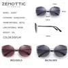 Occhiali da sole ZENOTTIC 2024 Moda Donna Oversize Cat Eye Ladies Design Shade Alloy Cateye UV400 Occhiali da sole