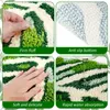 Bath Mats Green Leaf Mat Anti-Slip Palm Shaped Bathroom Cute Super Absorbent Rug