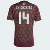 2024 2025 Mexico Soccer Jerseys CHICHARITO New 24/25 National Team Football Shirt Kids Kit Home Away Camisetas Copa America Maillot Mexique 1985 Retro GIMENEZ