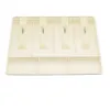 Drawers 4 Grid Storage With Clip Cash Register Tray Box ABS Money Supermarket Coin Drawer Replacement Cashier Classify Organizer Shop