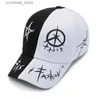 Ball Caps Fashion Spring Women Men Baseball Caps Męska dama na świeżym powietrzu Summer Autumn Snapback Hat Graffiti Hip Hop Fitted Cap Haty240315