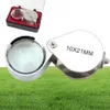 10x 21mm mini kuyumcu loupe büyüteç lens büyütme cam mikroskobu kuyumcu elmaslar için elmas portatif portatif fresnel lens4774764