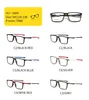 Sunglasses Frames 54mm Comfortable Non-Slip Glasses Silicone Footstrap Motion Box Full-Rim Frame TR90 Optical Prescription Customization