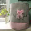 Manden Roze Wasmand Organizer Roze Speelgoed Organizer Case Voor Meisjes Kamer Vuile Kleren Container Thuis Opslag Diversen Opvouwbare Tas