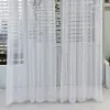 Curtains White Shiny Sliver Stars Tulle Curtains For Kids Room Modern Cute AllMatch Voile Window Treatment Sheers for Living Room WP234C