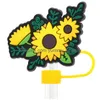 Boire Sts Bee Flower Sile St Toppers Accessoires ER Charms Réutilisable Anti-éclaboussures Bouchon Anti-poussière Décoratif 8Mm / 10Mm Party Drop Livraison Otjq3