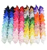 Baby Girls Bow Barrettes Hairpins Grosgrain Ribbon Bows With Alligator Clips Barn Hårtillbehör Kids Fishtail Barrette Clip9989077