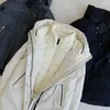 Vestes pour hommes et femmes, vêtements de travail d'extérieur, doudoune, modèle d'hiver, ensemble deux pièces amovible, vêtements d'extérieur épais et chauds