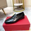 2022 nero/blu leopardo strass scarpe da uomo di lusso mocassini scarpe mocassini business formale ballo di fine anno scarpe eleganti firmate 38-46