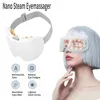 2023 Nano Steam Smart Eyes Massager Eye Care Geating Music Bluetooth, aby złagodzić zmęczenie i cienie pod 240309