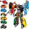 Transformation Toys Robots 7 i 1 Tobot Transformation Robot för att göra leksaksbilar koreanska tecknad bröder anime tobot deformerad bilflygplan leksak gåva till barn 2400315